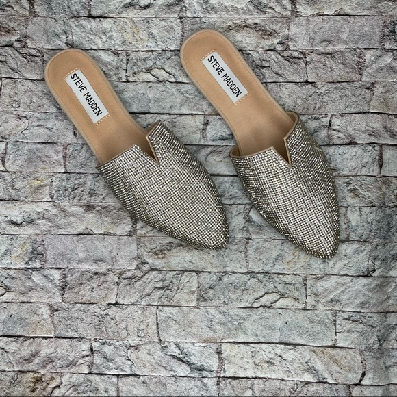 Steve Madden | Shoes | Steve Madden Ally Rhinestone Mules | Poshmark